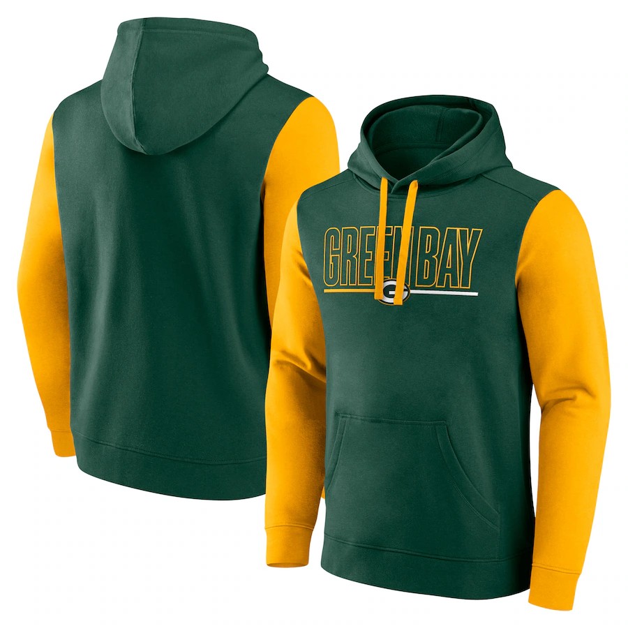 Men Green Bay Packers green style #21 NFL 2024 hoodie